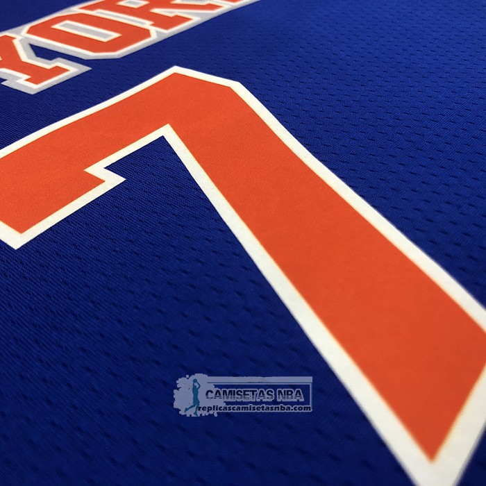 Camiseta New York Knicks Carmelo Anthony NO 7 Icon Azul